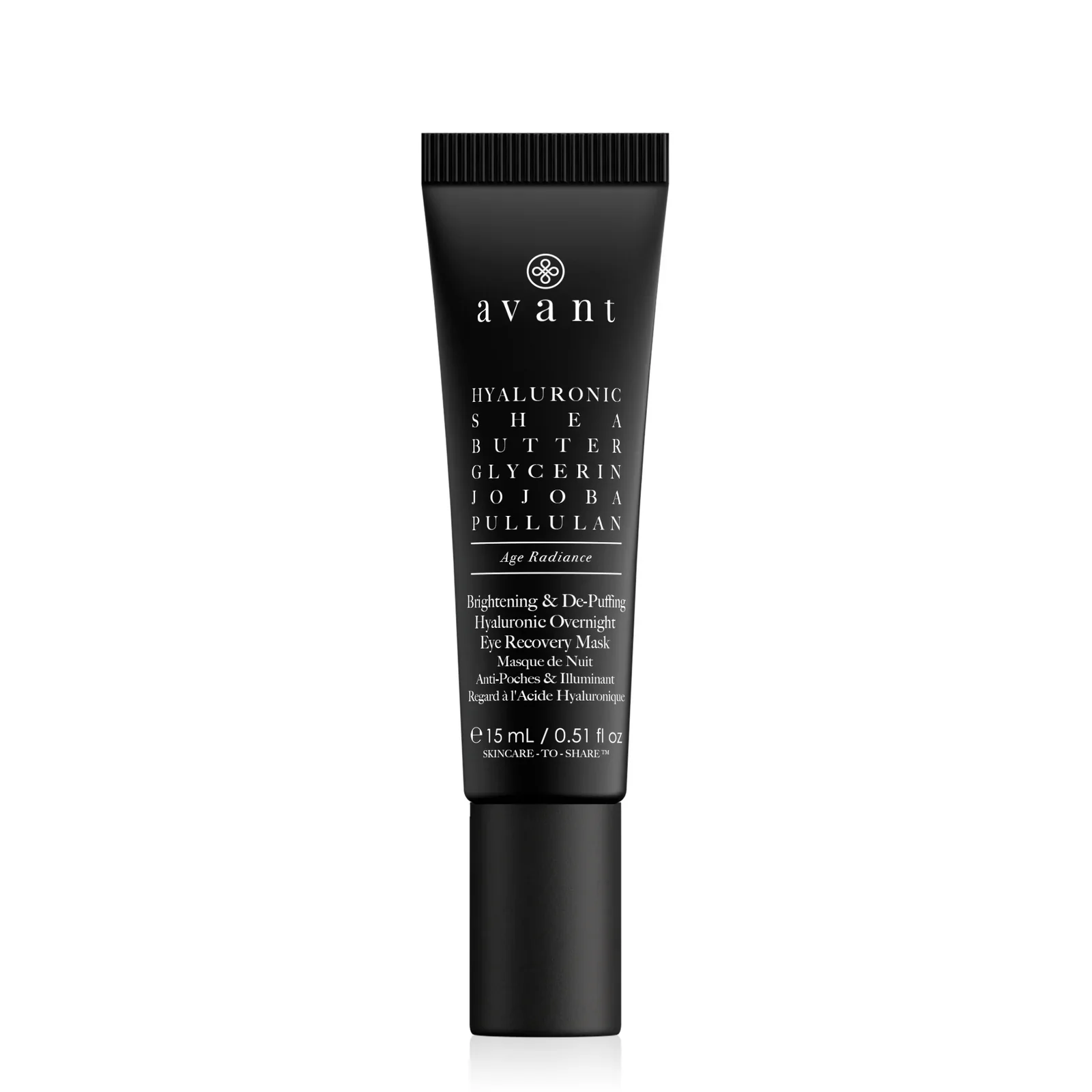 Avant Brightening & De-Puffing Hyaluronic Overnight Eye Recovery Mask - Image 3