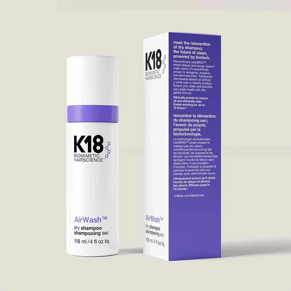K18 Airwash Dry Shampoo 118ml - Image 3